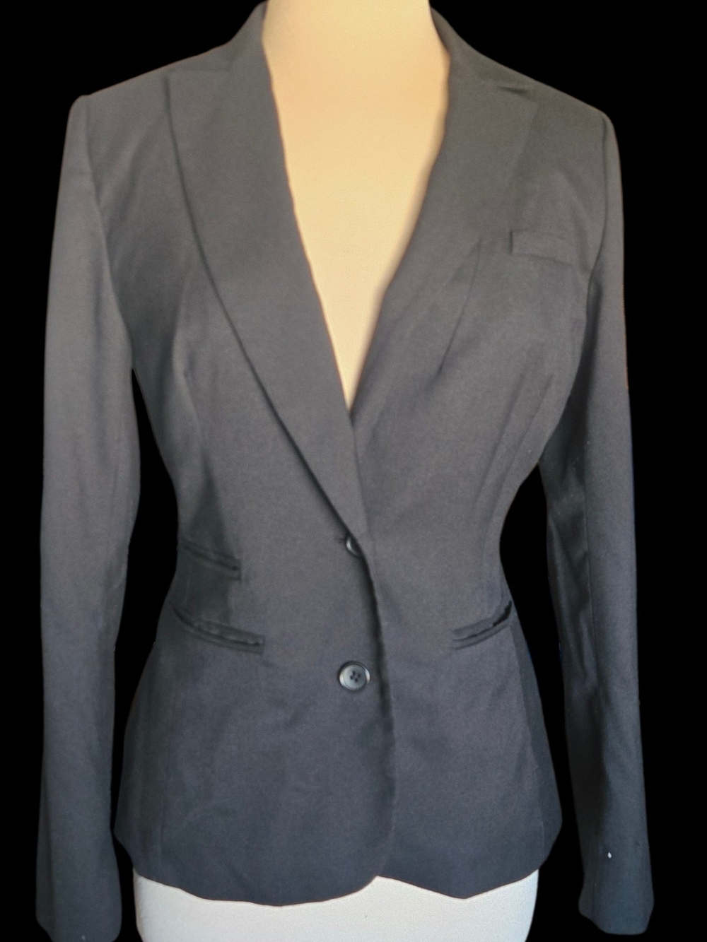 Banana Republic Black Tailored Women's Blazer Sz 6